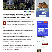 TTR Data: mercado transaccional de Mxico moviliz 22% ms de capital en 2024